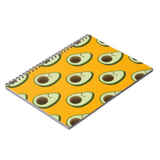 Avocado Pattern Notizblock (Linke Seite)