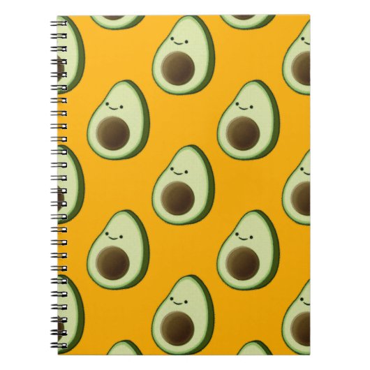 Avocado Pattern Notizblock (Vorderseite)