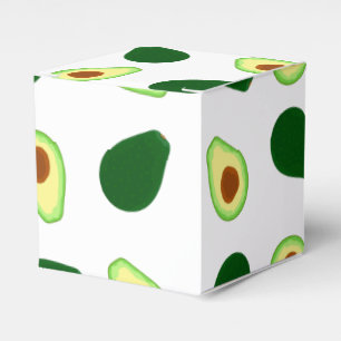 Avocado Pattern Print Fevor Box Geschenkschachtel