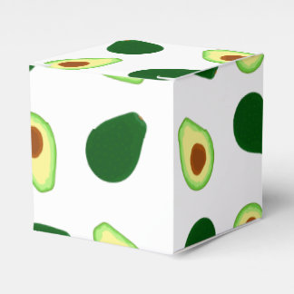 Avocado Pattern Print Fevor Box Geschenkschachtel