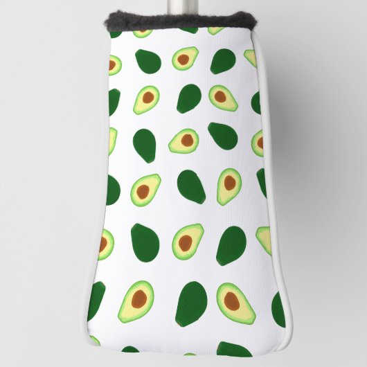 Avocado Pattern Print Golf Headcover (Rotieren 90)