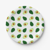 Avocado Pattern Print Paper Teller (Vorderseite)