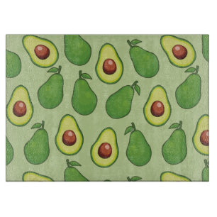 Avocado Pattern Schneidebrett
