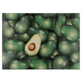Avocado Pattern Schneidebrett (Vorderseite)