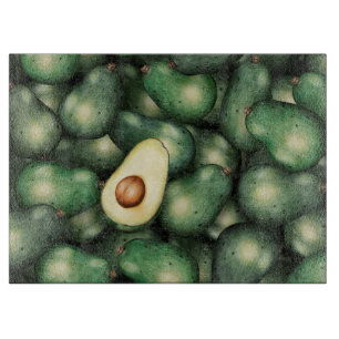 Avocado Pattern Schneidebrett
