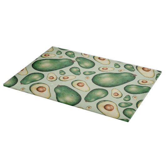 Avocado Pattern Schneidebrett (Ecke)