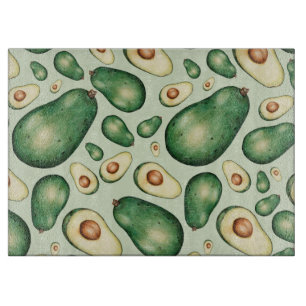 Avocado Pattern Schneidebrett