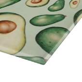Avocado Pattern Schneidebrett (Ecke)