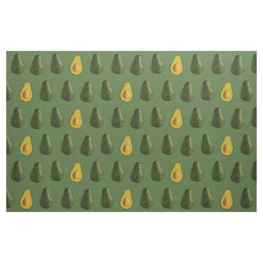 Avocado Pattern Stoff (Yard (91,4 cm))