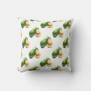 Avocado Pattern Throw Kissen