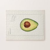 Avocado (Permea) Fruchtfarben Puzzle (Horizontal)