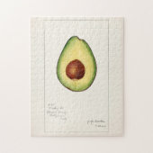 Avocado (Permea) Fruchtfarben Puzzle (Vertikal)