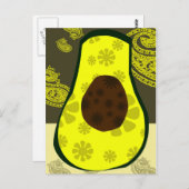 Avocado Pickle Postcard Postkarte (Vorne/Hinten)