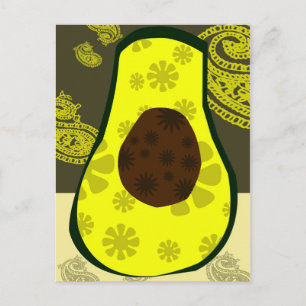 Avocado Pickle Postcard Postkarte