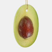 Avocado Pit Keramik Ornament (Rechts)