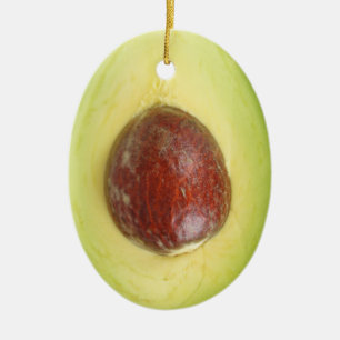 Avocado Pit Keramik Ornament