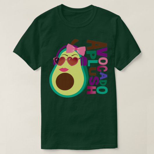 Avocado Plush Funny Fruit Classic TShirt (Design vorne)
