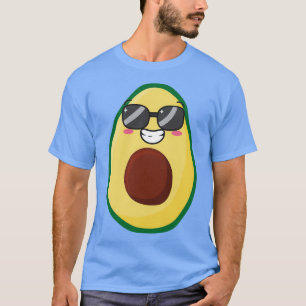 Avocado Plush lustiger Avocado mit Sonnenbrille fü T-Shirt