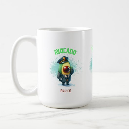 Avocado Police Kaffeetasse (Links)