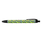 Avocado Pop Art - Fresh & Fun Muster Kugelschreiber (Oberseite)