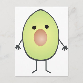 Avocado Postkarte