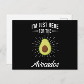 Avocado Postkarte (Vorne/Hinten)