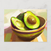 Avocado, Postüberquerung Postkarte (Vorderseite)