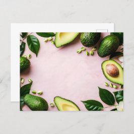 Avocado, Postüberquerung Postkarte