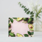 Avocado, Postüberquerung Postkarte (Stehend Vorderseite)