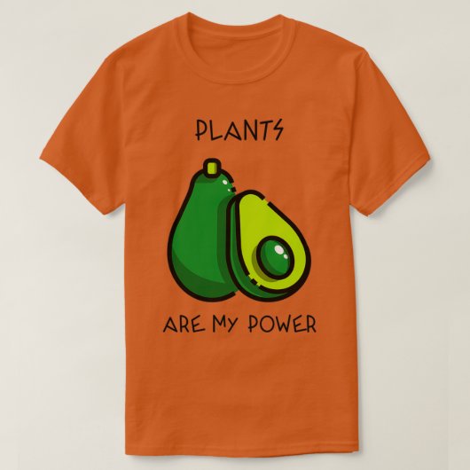 Avocado Power 2 T-Shirt (Design vorne)