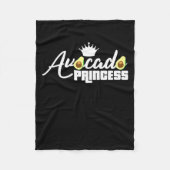 Avocado Princess Fleecedecke (Vorderseite)