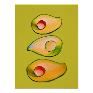 Avocado Print - Küche Art Poster