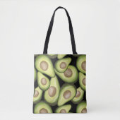 "Avocado"-Print-Tasche Tasche (Vorderseite)