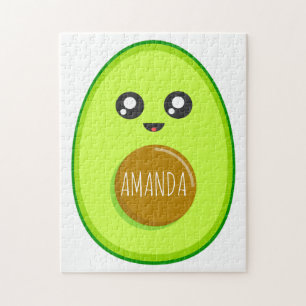 Avocado-Puzzle, Süße Avocado, Avocado liebt Puzzle
