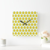 Avocado Quadratische Wanduhr (Zuhause)