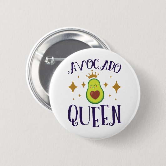 Avocado Queen Button (Vorne & Hinten)