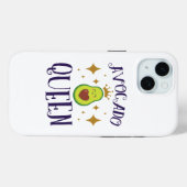 Avocado Queen Case-Mate iPhone Hülle (Rückseite (Horizontal))