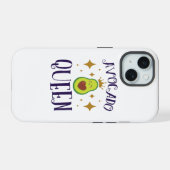 Avocado Queen iPhone 15 Hülle (Rückseite (Horizontal))