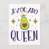 Avocado Queen Postkarte (Vorderseite)
