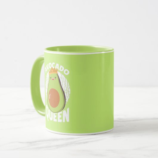 Avocado Queen Tasse (Vorderseite Links)