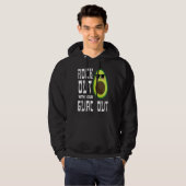 Avocado Rock Guac Out Workout Gym Personal Traine Hoodie (Vorne ganz)