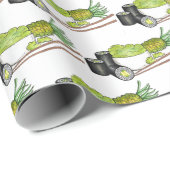 Avocado Roll Wasabi Sushi Japanisches Restaurant Geschenkpapier (Rolleneckpunkt)