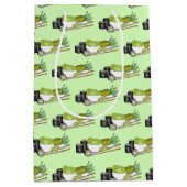 Avocado Rolls Wasabi Sushi Japanisches Essen Abend Mittlere Geschenktüte (Vorderseite)