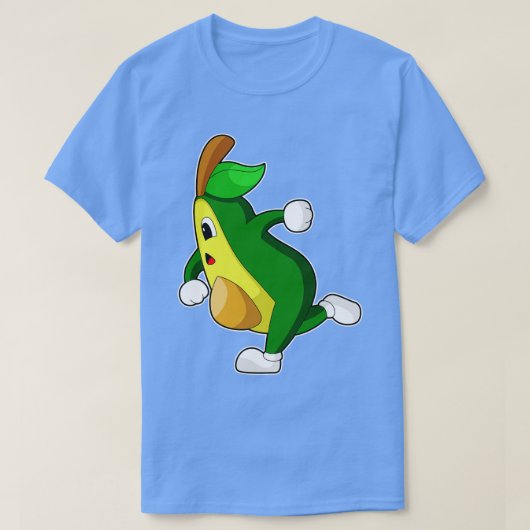 Avocado Runner-Sportler T-Shirt (Design vorne)