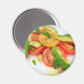 Avocado Salad Magnet (Vorderseite/Rückseite)