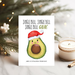 Avocado Santa Jingle Bell Guac Weihnachten