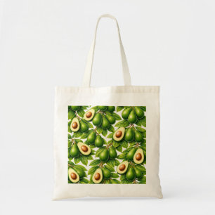 Avocado-Scheiben-Muster Tragetasche