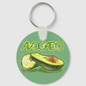 Avocado Schlüsselanhänger (Vorderseite)