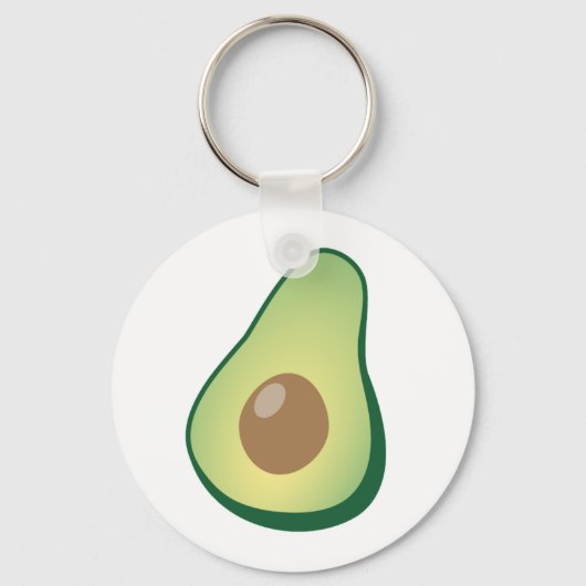 Avocado-Schlüsselanhänger Schlüsselanhänger (Vorderseite)