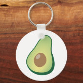 Avocado-Schlüsselanhänger Schlüsselanhänger (Vorderseite)